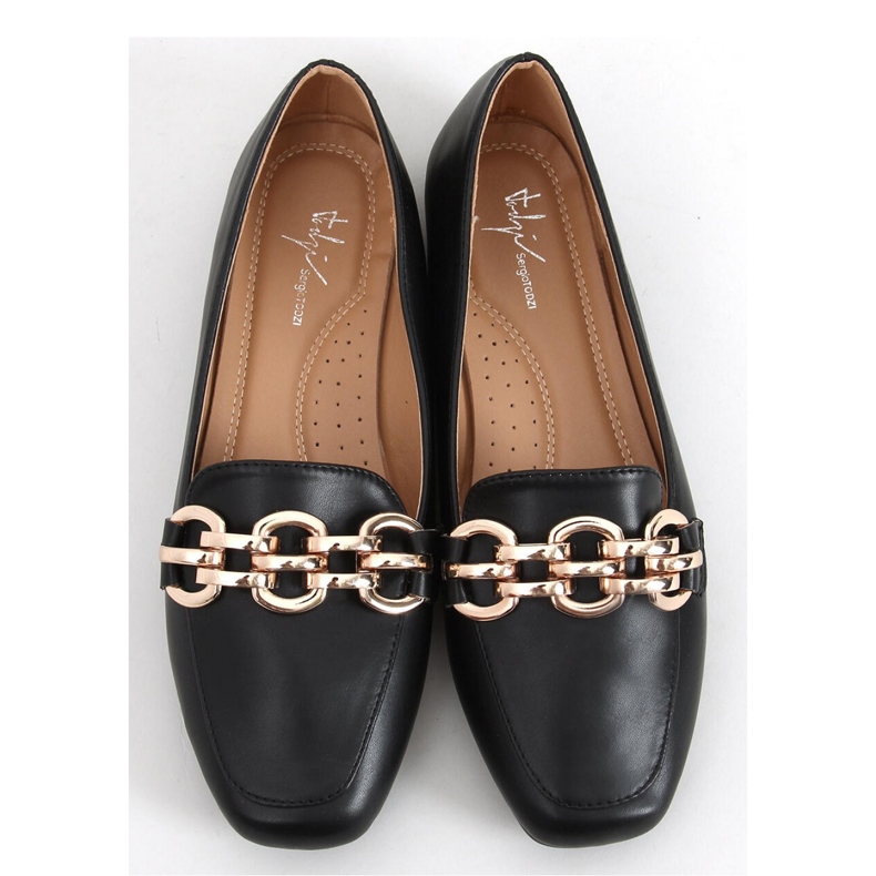 Mocasines de mujer Negro 1