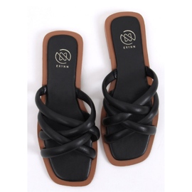 Pantuflas negras de mujer negro 3
