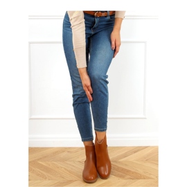 Botas Chelsea clásicas de mujer camel 6217 Camel - Inello marrón 3