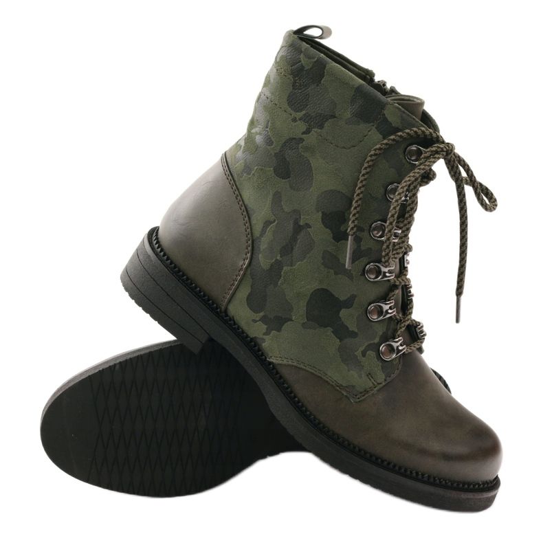 Sergio Leone Zapatos Workers Camo Green verde multicolor 3 Sergio Leone Zapatos Workers Camo Green verde multicolor 3