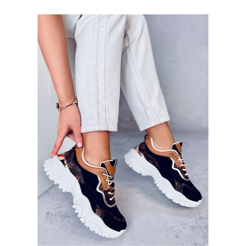 Nesbit Zapatillas cuña negras - Inello negro 1