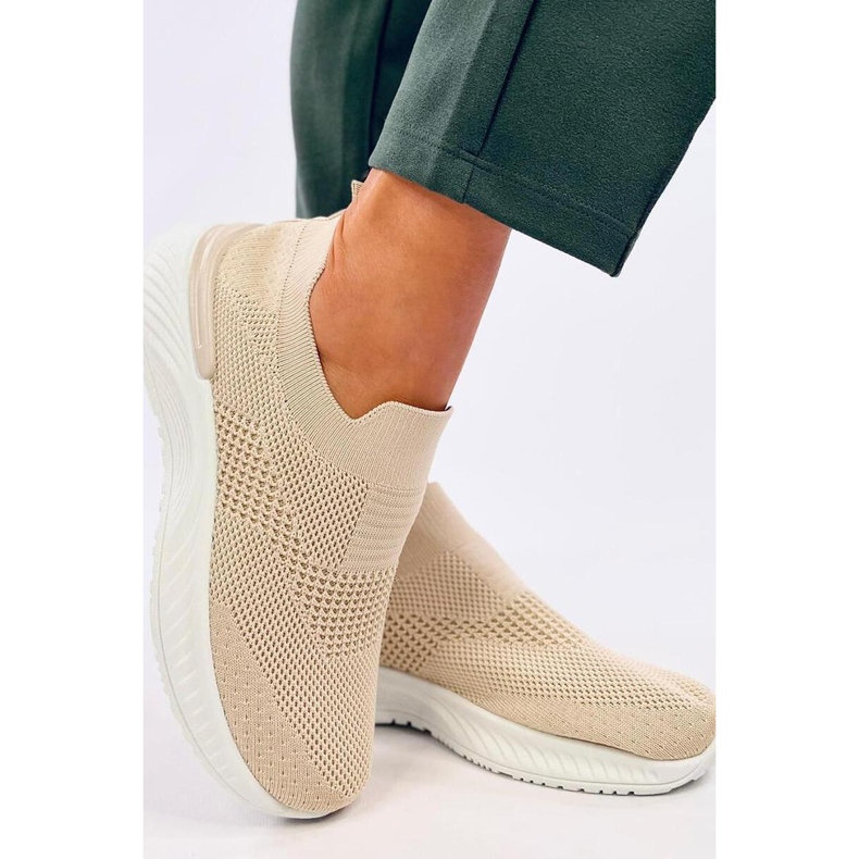 Deportivas calcetín Suare beige - Inello 1