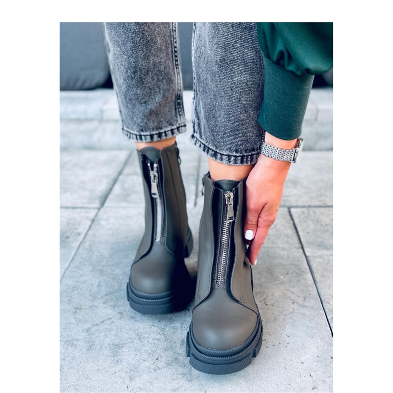 Botas militares de trabajo Kobra Army Green - Inello verde 2