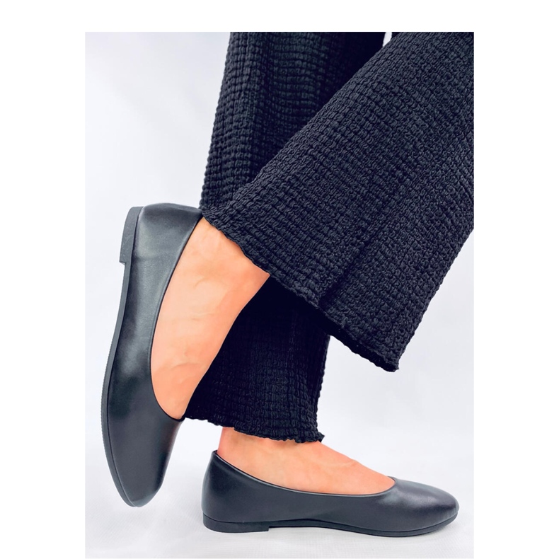 Bailarinas clásicas piel flor Musse Negro - Inello 2