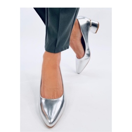 Salón tacón Shers Plata - Inello gris 1