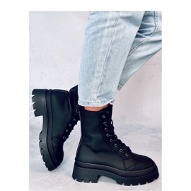 Parsons Botín trabajador con cordones negro - Inello 2