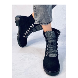 Leggs Botas negras con cordones - Inello negro 3