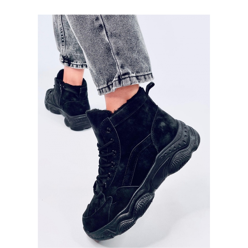 Elius Black - Zapatillas de invierno con aislamiento Inello negro 2