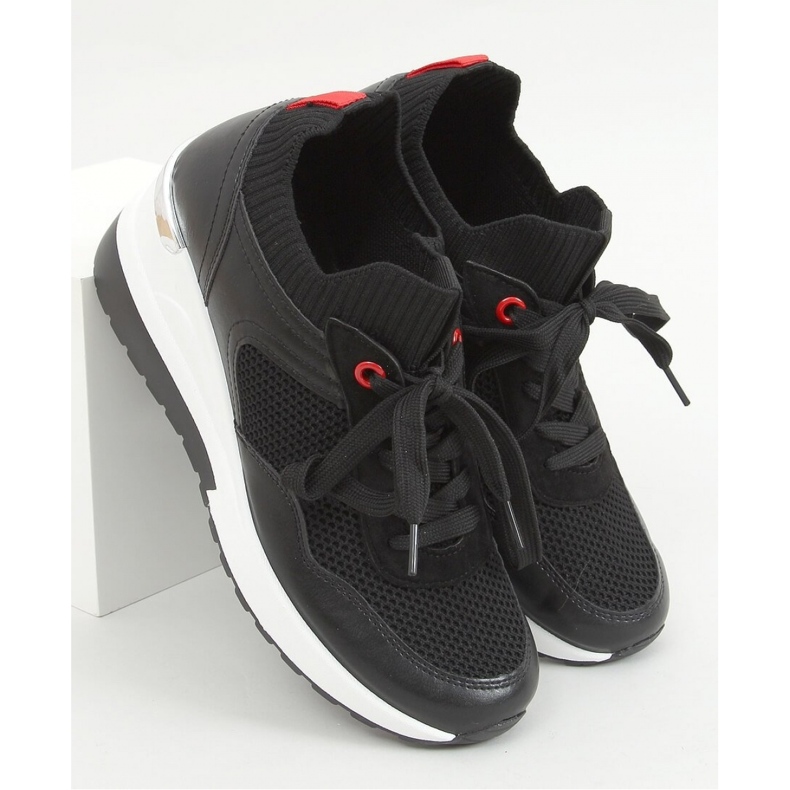 Deportivas Fenix cuña negras - Inello negro 1 Deportivas Fenix cuña negras - Inello negro 1