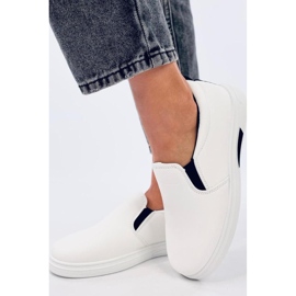 Zapatillas slip-on Alliot blancas - Inello negro 3