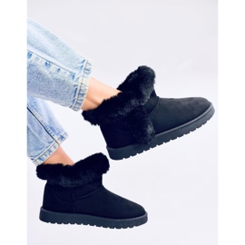 Botas cortas emúes con pelo Sissoi Negro - Inello 4