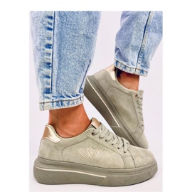 Zapatillas de mujer pastel Akins Verde - Inello 4