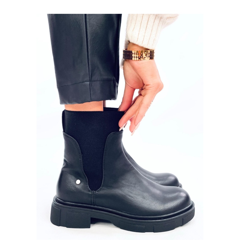 Botas Chelsea de mujer Mead Negro - Inello 1