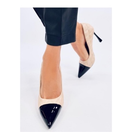 Sheltoni Tacones Chanel Beige - Inello 2