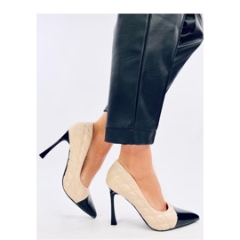 Sheltoni Tacones Chanel Beige - Inello 3