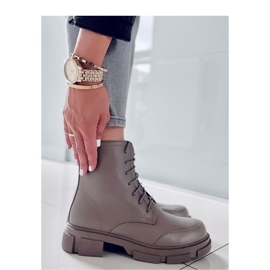 Botines con cordones Coley Oliva - Inello verde 2