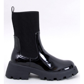 Batson Botas Chelsea lacadas en negro - Inello 1