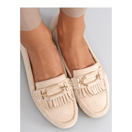 Mocasines de mujer Leif Caqui - Inello beige 2