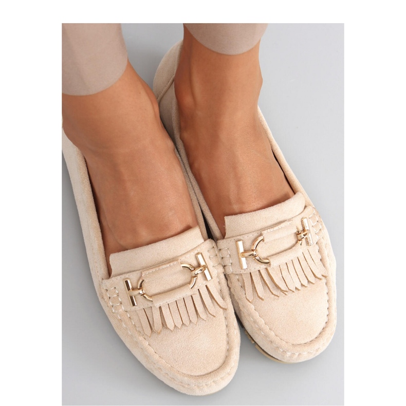 Mocasines de mujer Leif Caqui - Inello beige 2