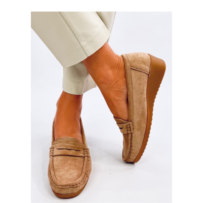 Mocasín cuña Vegar Caqui - Inello beige 1