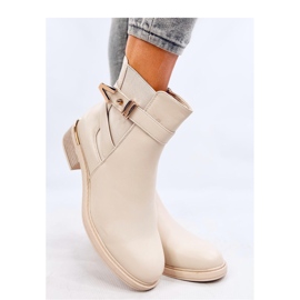 Botas Chelsea Gavins Pu Beige - Inello 2