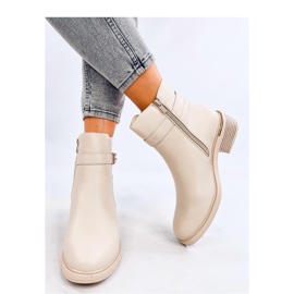 Botas Chelsea Gavins Pu Beige - Inello 3