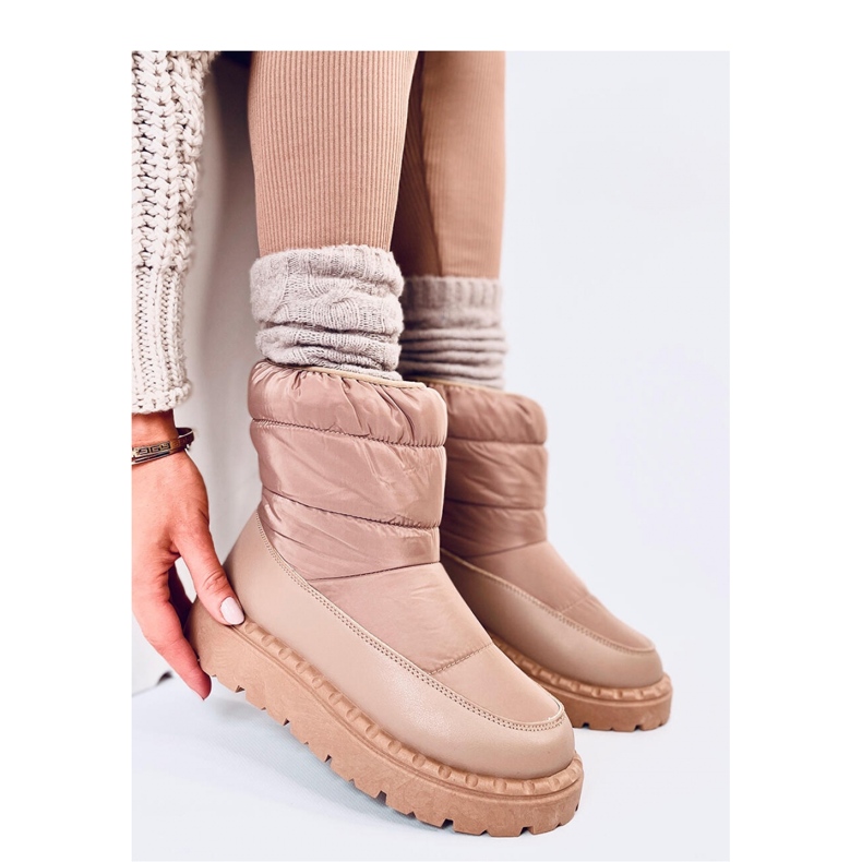 Javier Khaki - Botas de nieve de nailon Inello marrón 1 Javier Khaki - Botas de nieve de nailon Inello marrón 1