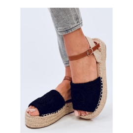 Sandalias alpargatas Boho Ingram Negras - Inello negro 1