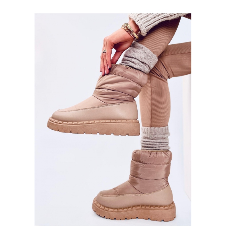 Javier Khaki - Botas de nieve de nailon Inello marrón 2