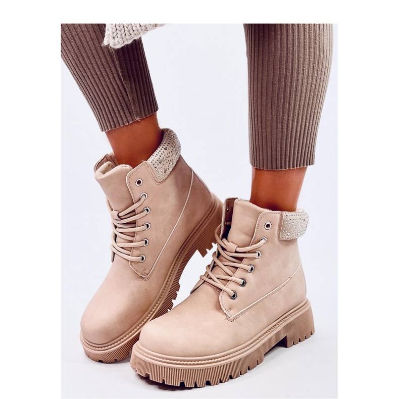 Botas aislantes de mujer Leode Beige - Inello 1