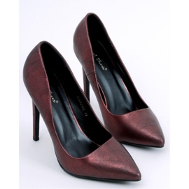Tacones de mujer flor Leda Rojo - Inello 1