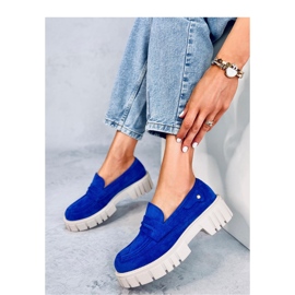 Mocasines plataforma Chandra Azul - Inello 1