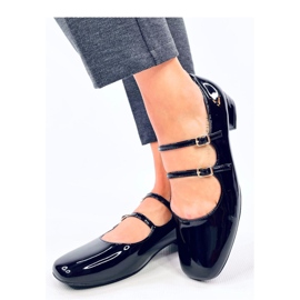 Bailarinas de tacón con tiras Corigan Negro - Inello 1