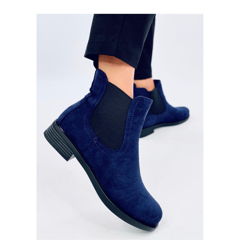 Botas Chelsea de ante con goma Terra Navy - Inello 2