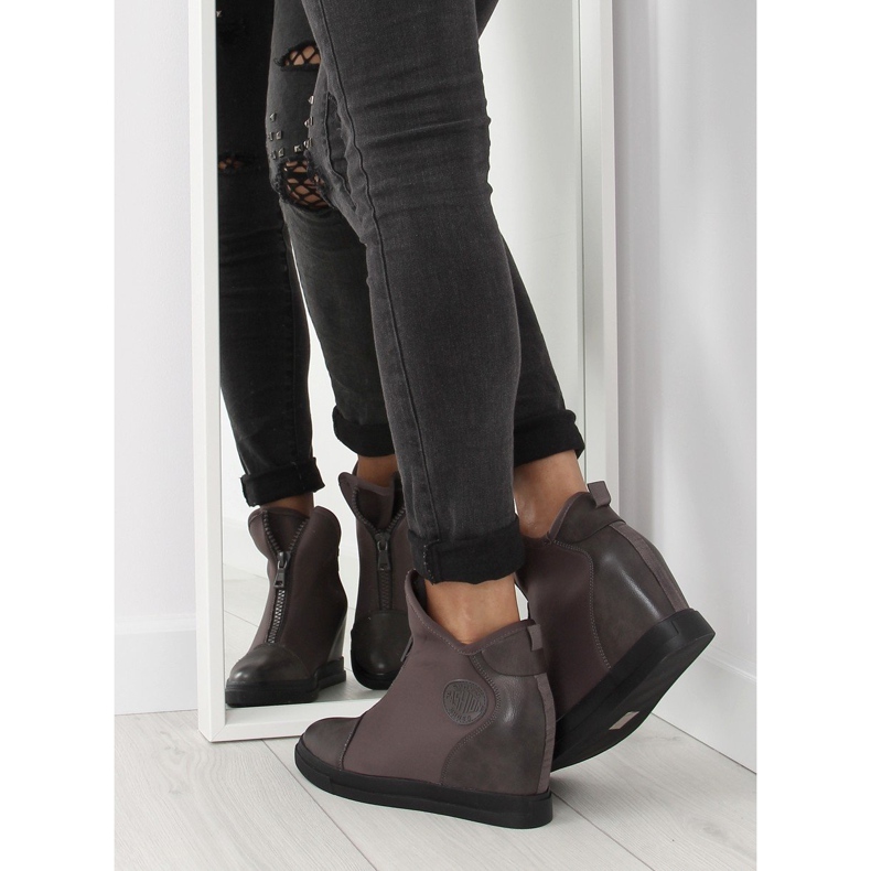 Gris Deportivas cuña 168-129 gris 2 Gris Deportivas cuña 168-129 gris 2