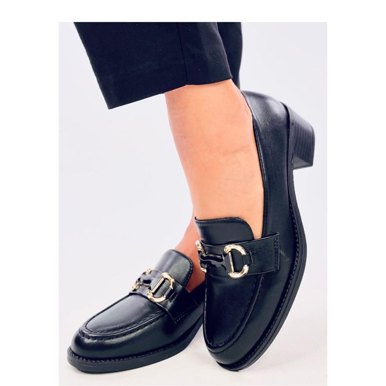 Salón tacón ancho Rabier negro - Inello 1