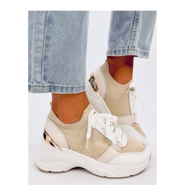 Deportivas cuña Davis beige - Inello 1