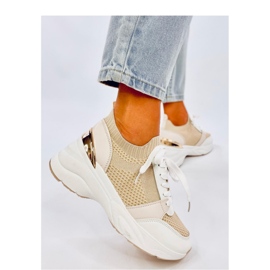 Deportivas cuña Davis beige - Inello 3