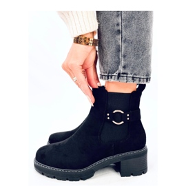 Botas Chelsea tacón bajo Airon Negro - Inello 1