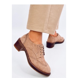 Mocasines tacón Vedra Caqui - Inello beige 1