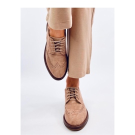 Mocasines tacón Vedra Caqui - Inello beige 2