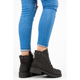 Flyfor Botas de trabajo con cordones gris 3