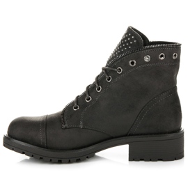 Flyfor Botas de trabajo con cordones gris 5