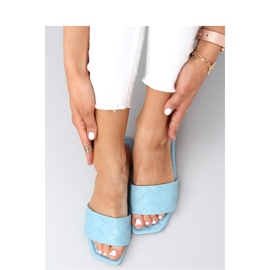 Sandalia Chanclas con suela cuadrada Sahar LT.BLUE - Inello azul 1