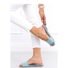 Sandalia Chanclas con suela cuadrada Sahar LT.BLUE - Inello azul 2
