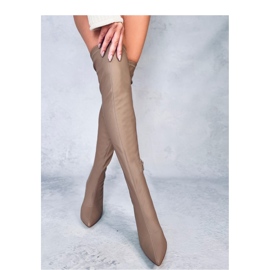Botas stiletto Dearica caqui - Inello marrón 3