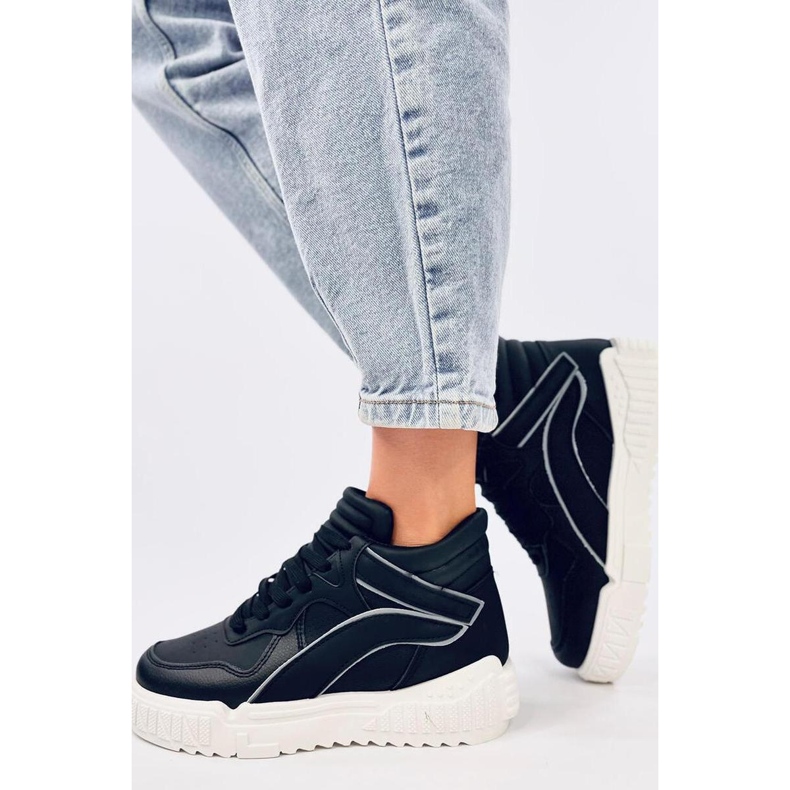 Zapatillas altas Gahine negras - Inello negro 1