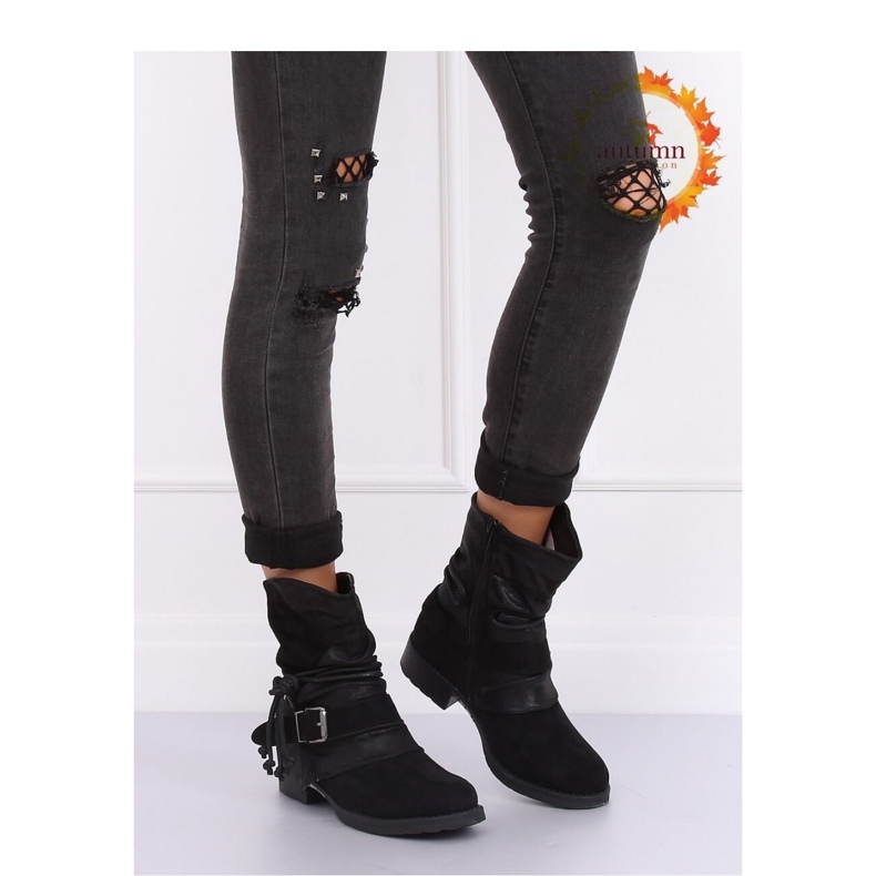 Botas Militares Negras 201802-11B Negras - Inello negro 2