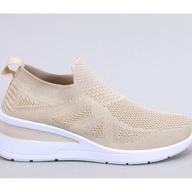 Bayol Deportivas cuña calcetín beige - Inello 1