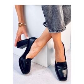 Mocasines tacón Entee negro - Inello 3